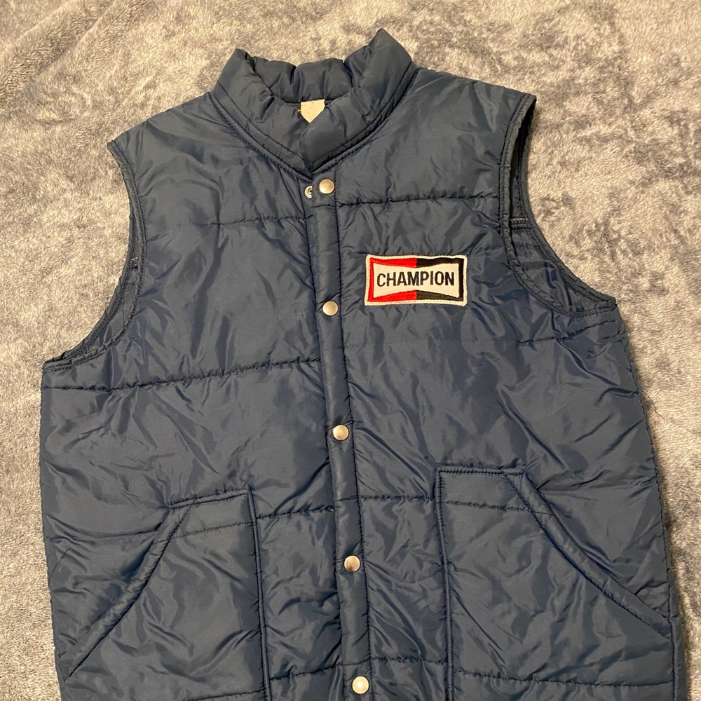 Vintage Champion Spark Plug Racing Vest